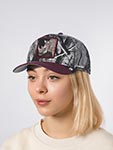 Бейсболка GOORIN BROTHERS арт. 101-2522 (серый / малиновый)